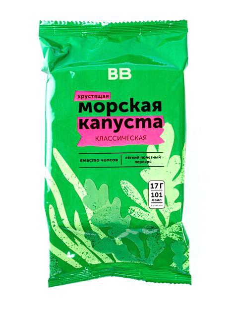 Капуста морская ВкусВилл хрустящая классическая 17 гр., флоу-пак