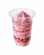 Мороженое пломбир Калинов Мост клубника со сливками 6% 160 гр., стакан
