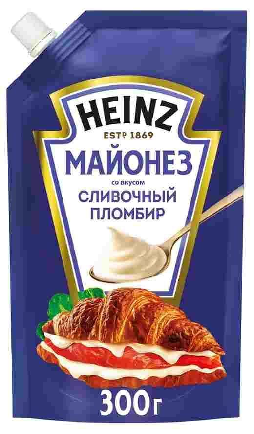 Майонез Heinz сливочный пломбир 51% 300 гр., дой-пак с дозатором