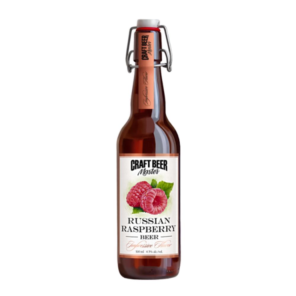 Пивной напиток крафтовый Craft Beer Russian Raspberry 500 мл., стекло