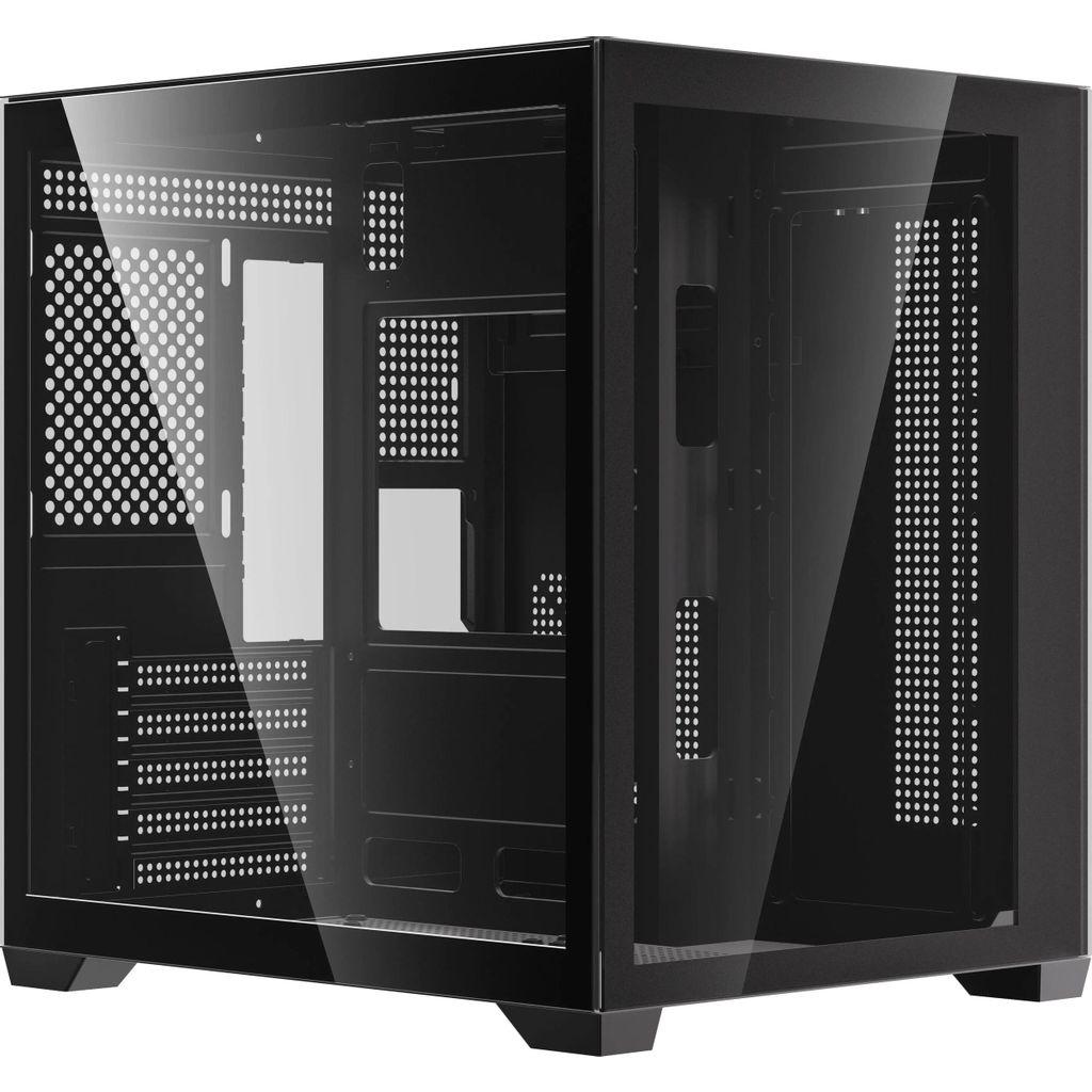 Корпус mATX ACCORD ACC-ZMS03B, Mini-Tower, без БП, черный