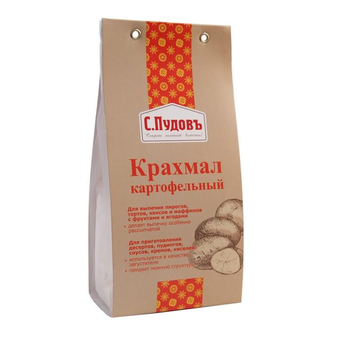 Крахмал С.Пудовъ картофельный 200 гр., ПЭТ