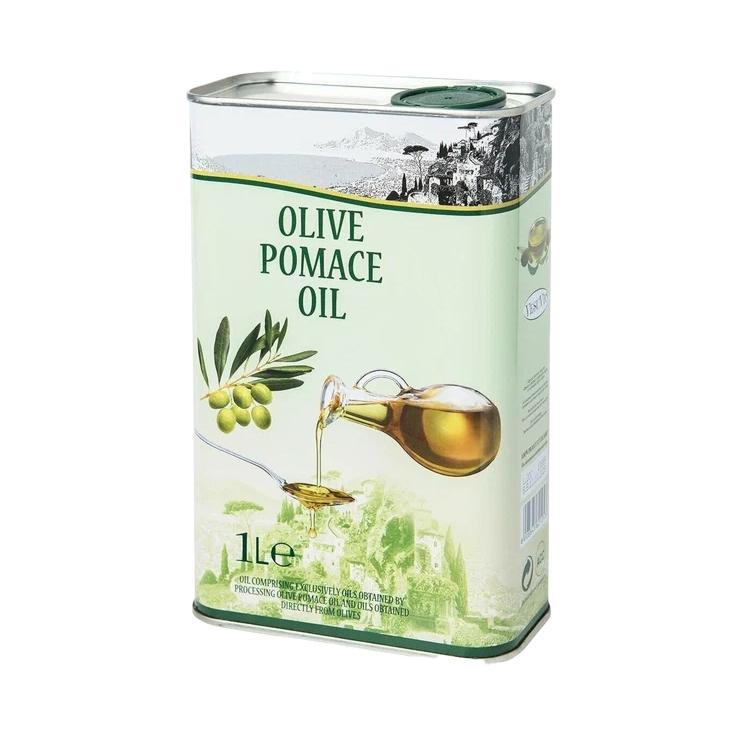 Оливковое масло Olive Pomace Oil натуральное холодного отжима 1 л., ж/б
