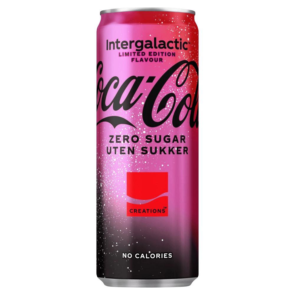 Напиток газированный Coca-Cola zero intergalactic Бельгия 250 мл., ж/б