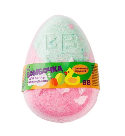 Бомбочка для ванны ВкусВилл с резиновой игрушкой внутри 200 гр., пленка