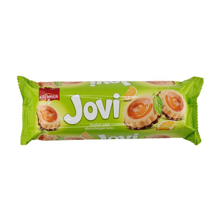 Кекс Krember Jovi с апельсиновым желе в глазури 180 гр., флоу-пак