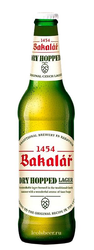 Пиво Bakalar dry hopped 5,2% светлое холодного охмеления 2 л., стекло