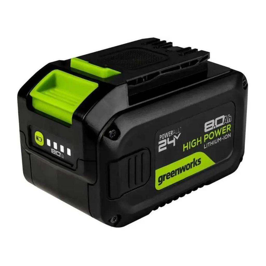Батарея аккумуляторная GREENWORKS G24HP8, 24В, 8Ач, Li-Ion [2957907]