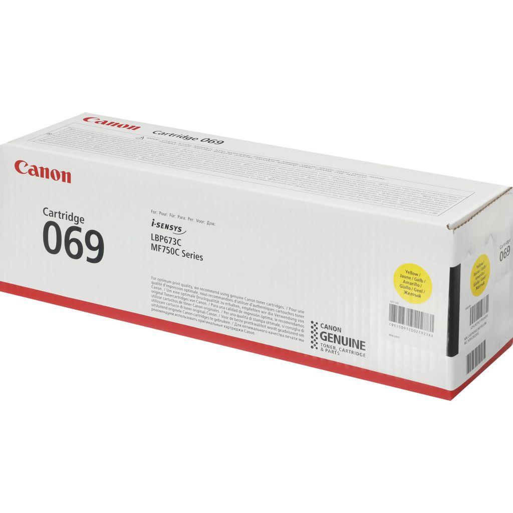 Картридж Canon 069Y, желтый / 5091C002