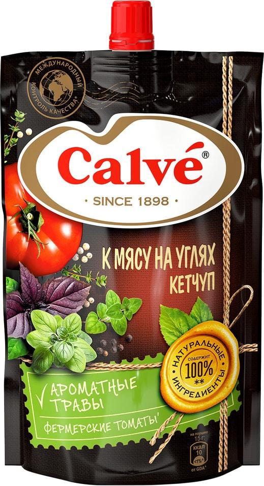 Кетчуп Calve К мясу на углях с пряными травами 350 гр., дой-пак