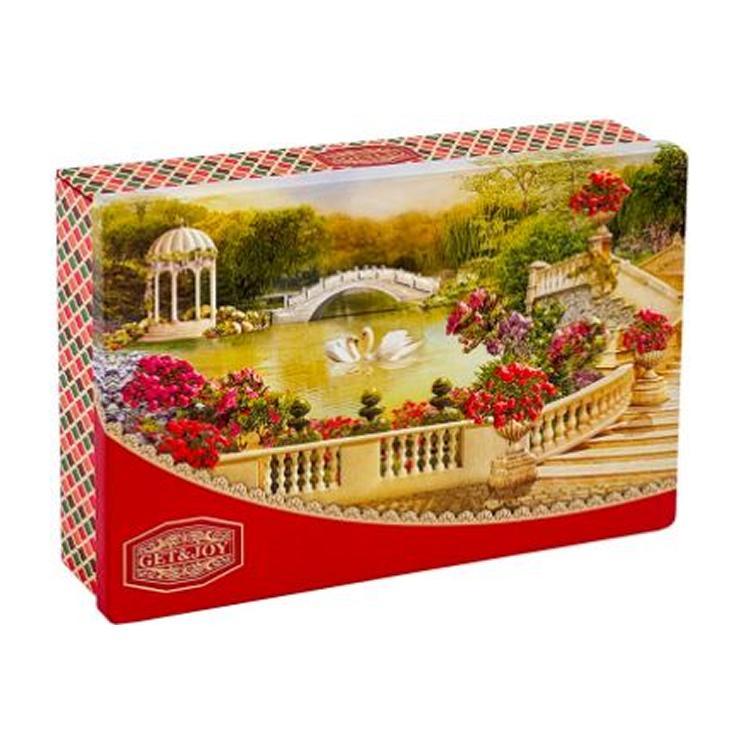 Чай Get&Joy Шкатулка Лебеди на пруду черный 50 гр., ж/б