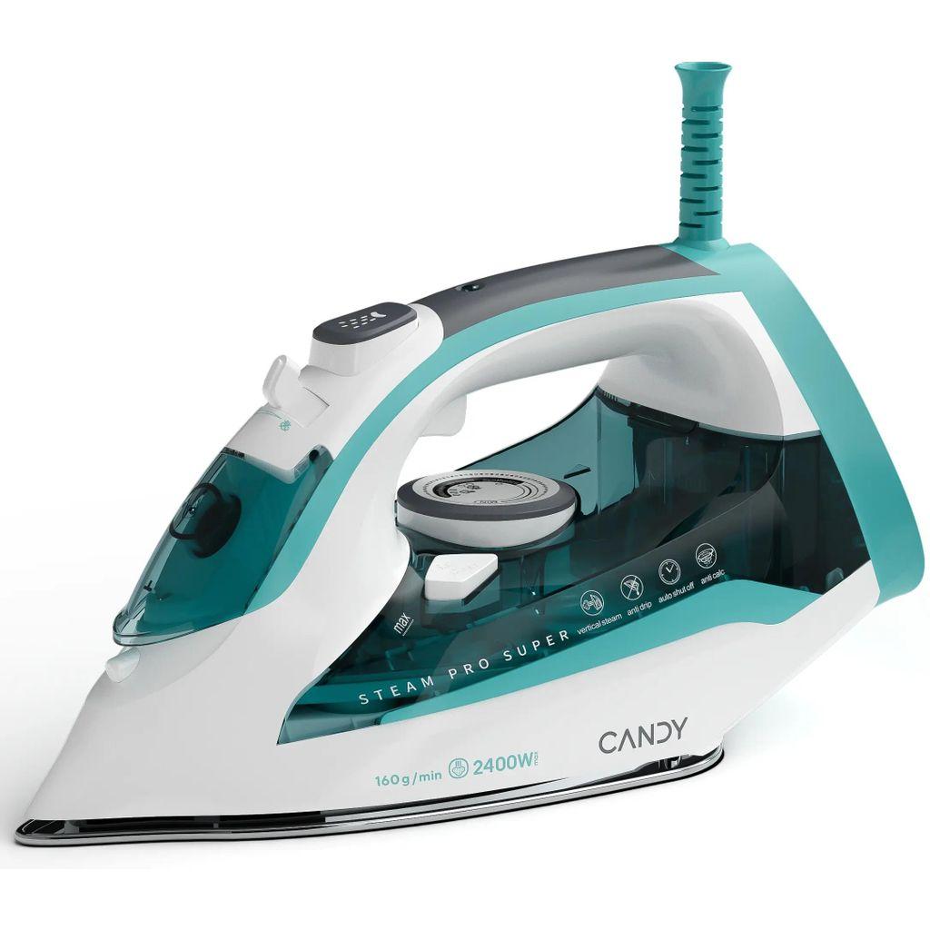 Утюг Candy CI-103, с паровым ударом, 2400Вт, с автоотключением, бирюзовый