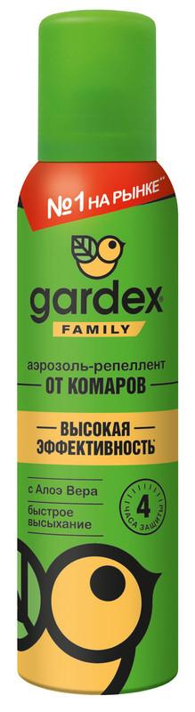 Аэрозоль-репеллент Gardex family от комаров, 150 мл., аэрозоль
