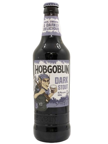 Пиво крафтовое Wychwood Hobgoblin Dark Stout темное 4.1% 500 мл., стекло