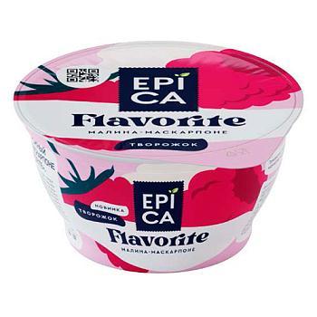 Десерт EPICA Flavorite малина маскарпоне 7,7% 130 гр., стакан