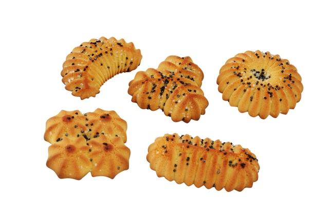 Ассорти с маком Печенье сахарное Остров Изобилия 3 кг., 3 кг., картон