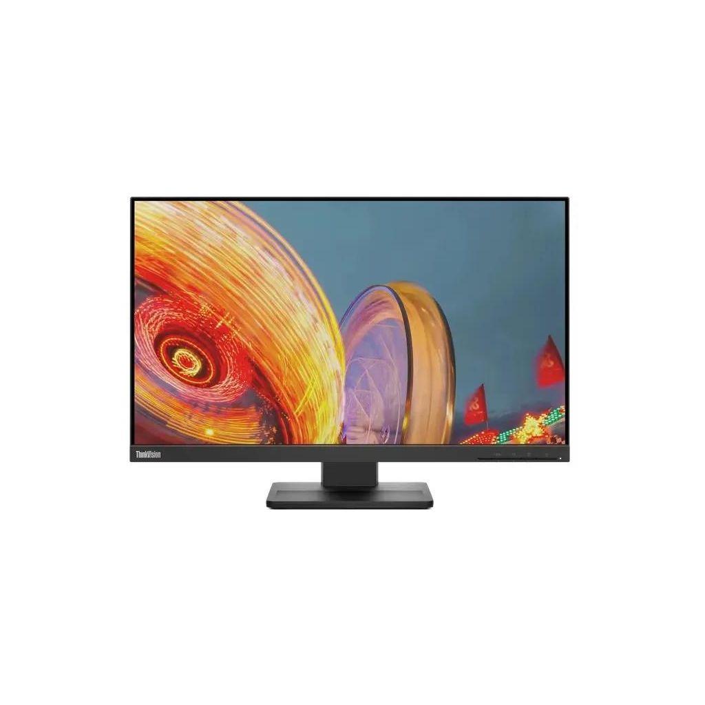 23.8" Монитор Lenovo ThinkVision E24q-20, 2560x1440, IPS, 75Гц, 1хHDMI, 1хDP, черный [62cfgat1is]
