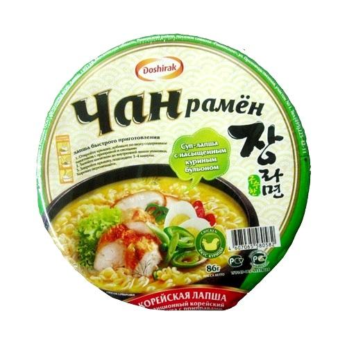 Лапша быстрого приготовления Доширак Чан рамен курица 86 гр., стакан