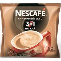 Кофе Nescafe растворимый Мягкий 50 пакетиков 800 гр., пакет