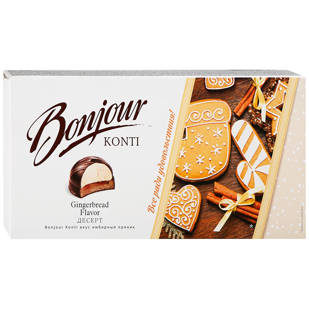 Десерт Konti Souffle Bonjour имбирный пряник, 232 гр., картон