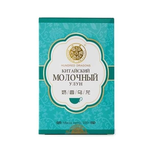 Чай зеленый Hundred Dragons Молочный улун 100 гр., картон