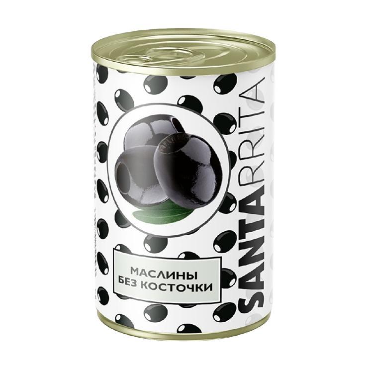 Маслины SANTARRITA без косточки 280 гр., ж/б