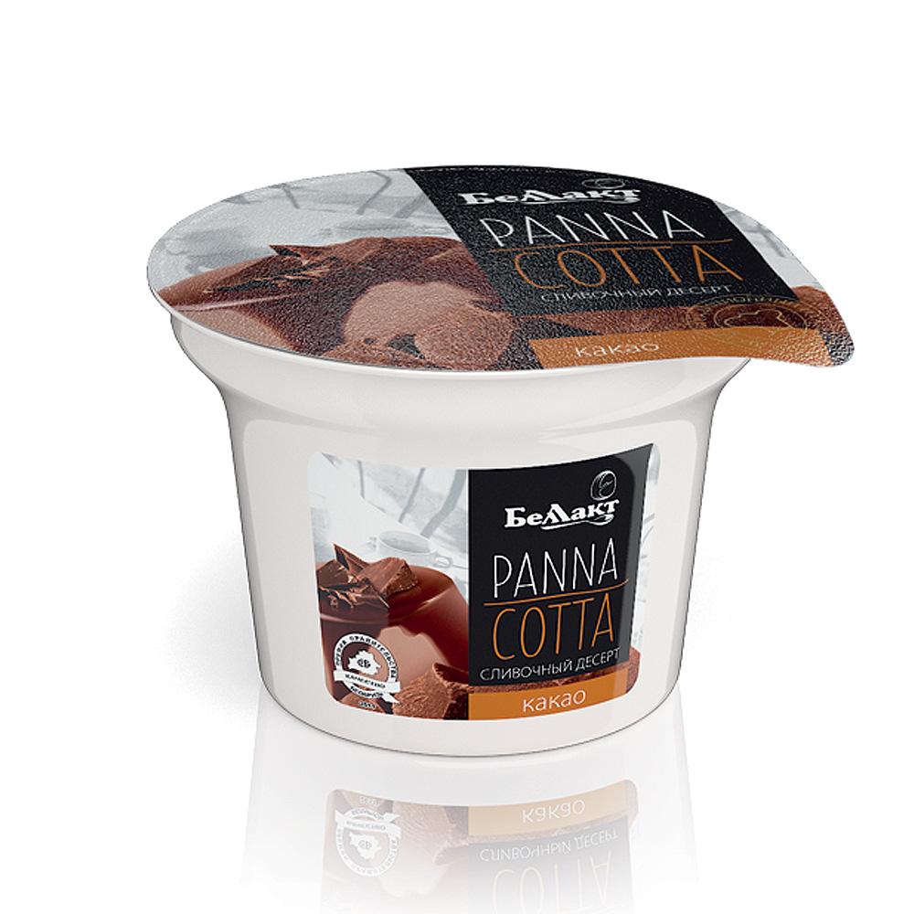 Десерт сливочный Беллакт Panna Cotta какао 10% 150 гр., стакан
