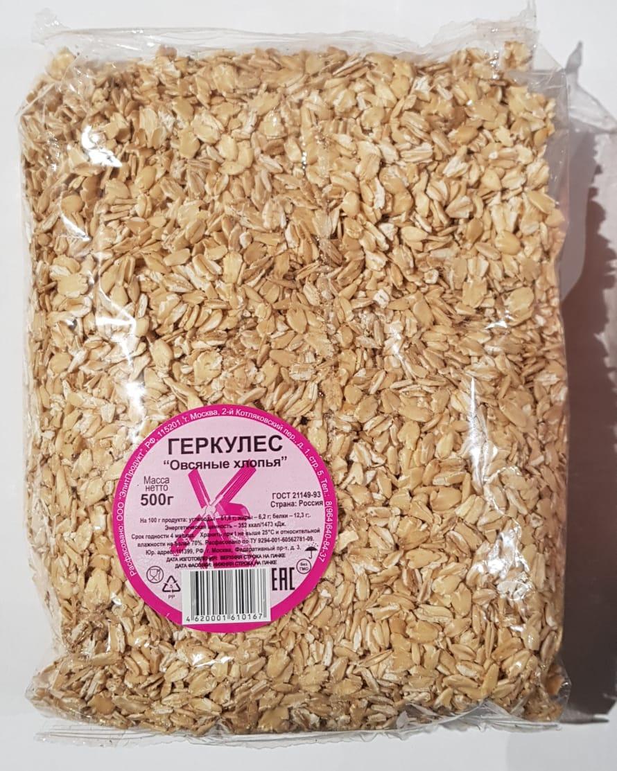 Геркулес Элит продукт 500 гр., флоу-пак