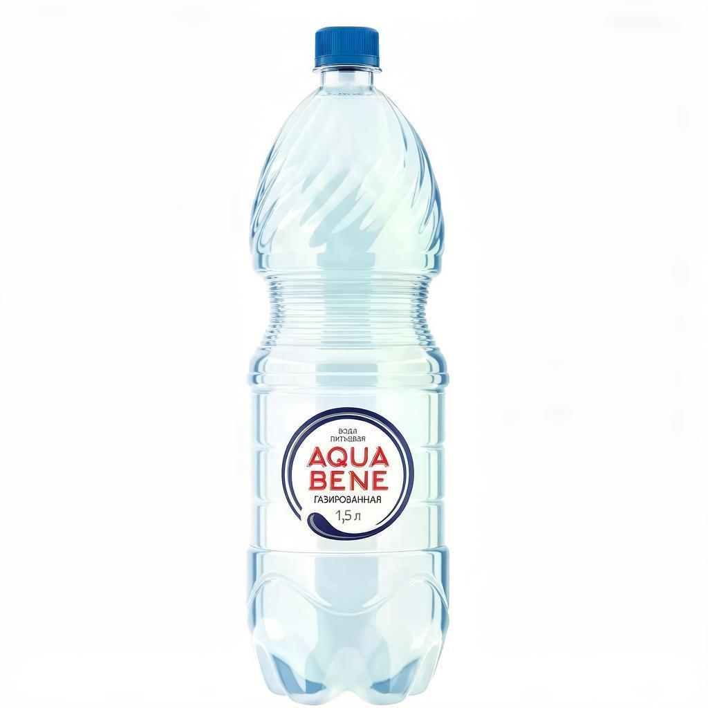 Вода газированная Aqua Bene питьевая 1,5 л., ПЭТ