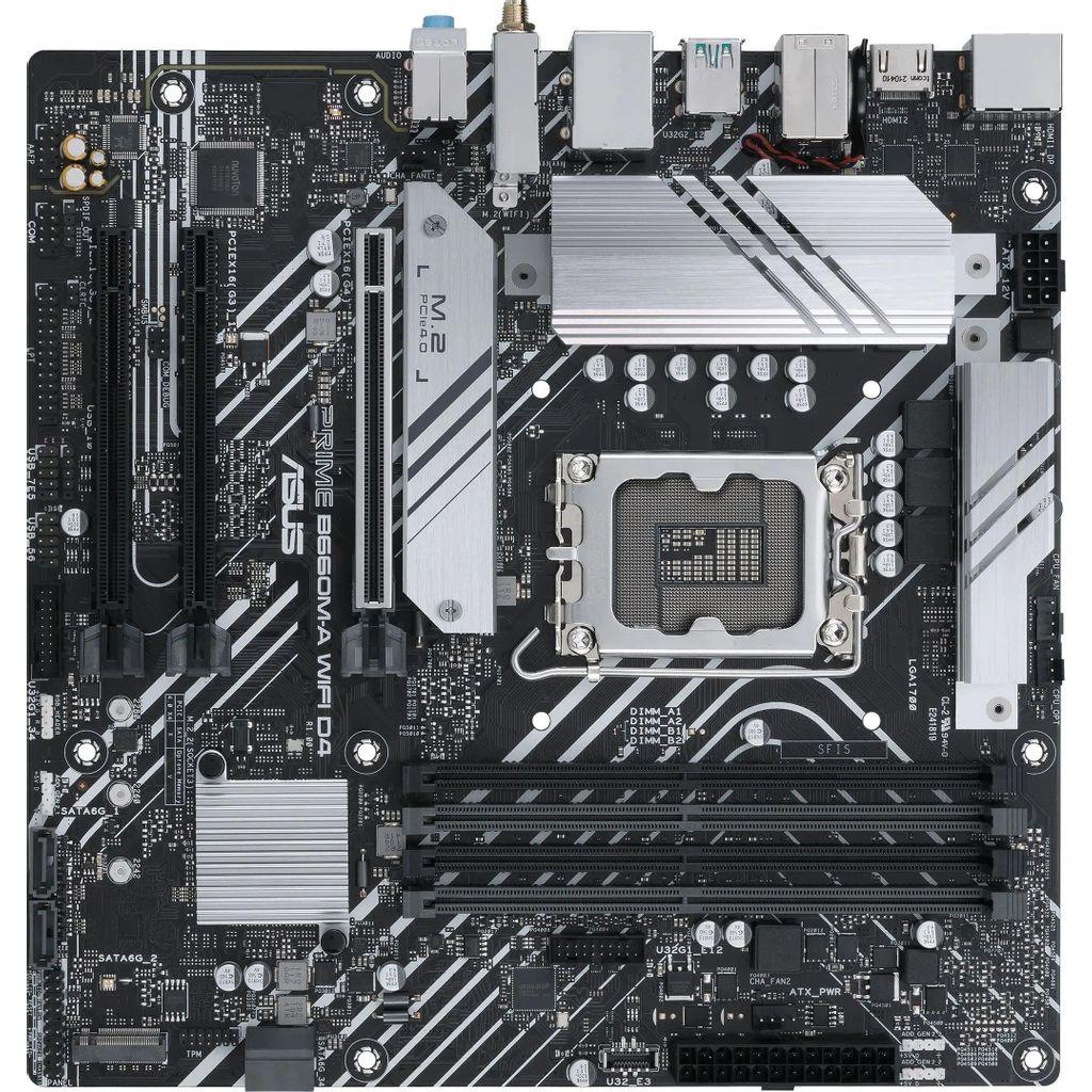 Материнская плата Asus PRIME B660M-A WIFI D4, Socket LGA 1700, Intel B660, mATX, Ret