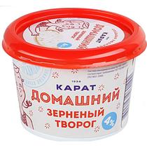 Творог Карат зернёный 4% 200 гр., стакан
