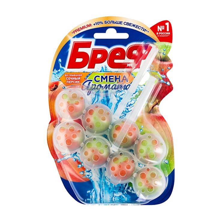 Блок для туалета Бреф персик яблоко