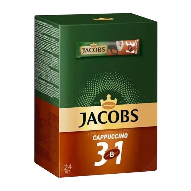 Кофе Jacobs 3 в 1 капучино 12,5 гр., флоу-пак