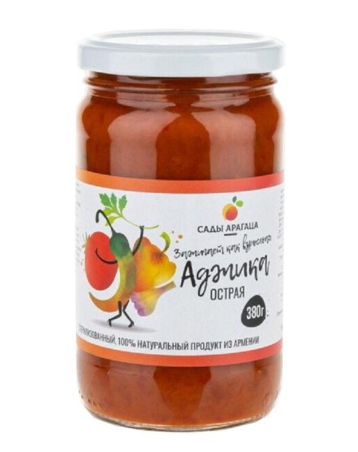 Аджика Сады Арагаца острая 380 гр., стекло
