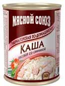 Каша Мясной Союз рисовая со свининой 340 гр., ж/б