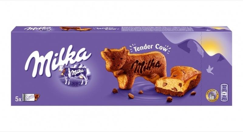 Бисквит Milka Tender Cow 140 гр., картон