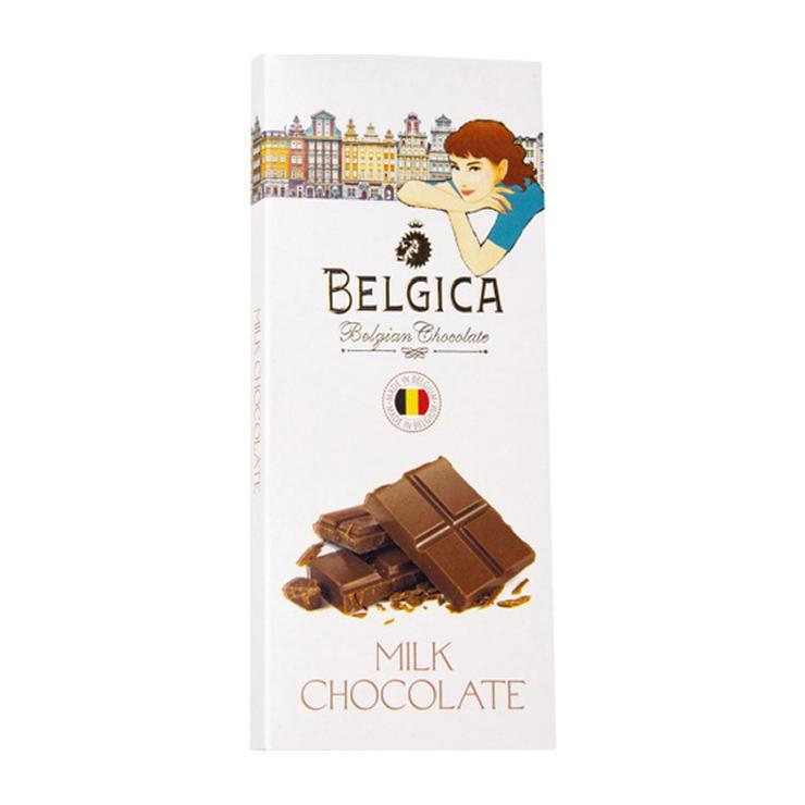 Шоколад Belgica молочный 100 гр., картон
