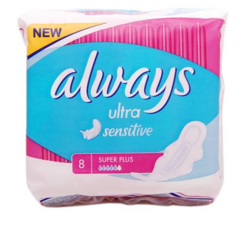 Гигиенические прокладки Always Ultra Sensitive Super размер 3, 8 шт.