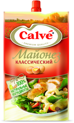 Майонез Calve классический 50% 400 гр., дой-пак с дозатором