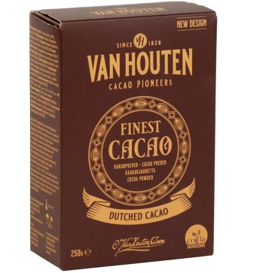 Какао-порошок Van Houten Finest Cacao large 250 гр., картон