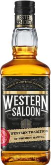 Спиртной напиток виски Western Saloon зерновой 40% 500 мл., стекло