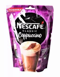 Кофе Nescafe Classic растворимый капучино 7 штук 126 гр., дой-пак