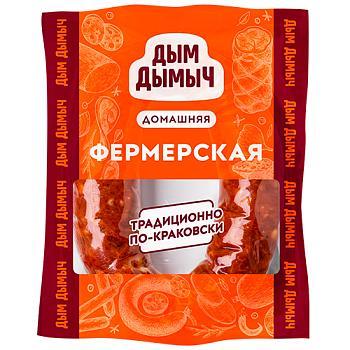 Колбаса полукопченая Дым Дымыч по-фермерски 330 гр., флоу-пак