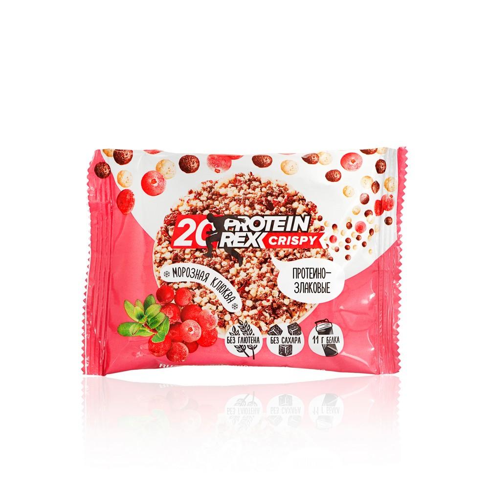 Хлебцы ProteinRex CRISPY протеино-злаковые Морозная клюква, 55 гр., флоу-пак
