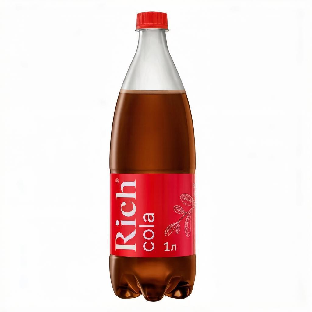 Напиток газированный Rich кола 1 л., ПЭТ