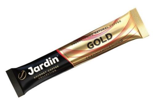 Кофе Jardin Gold 100 пакетиков 200 гр., картон