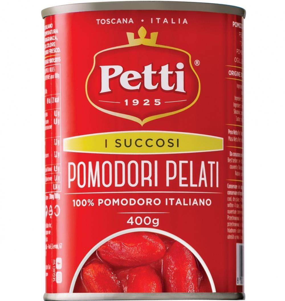 Томаты Petti очищенные 400 гр., ж/б