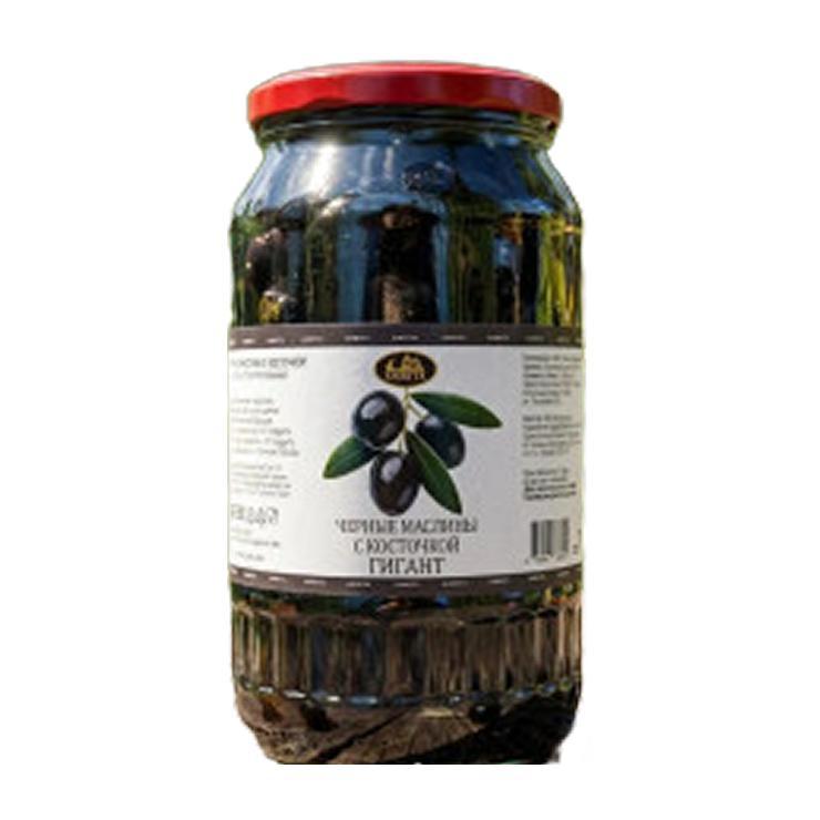 Маслины Amrita с косточкой 1,02 кг., стекло