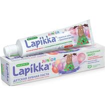 Зубная паста Lapikka Junior С кальцием и микроэлементами Клубничный мусс 7+