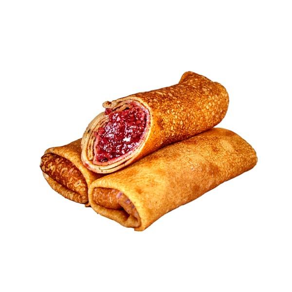 Блинчики Сомово Мясопродукт с клубникой, 1 кг., картон